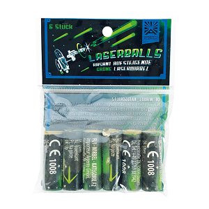 Laser Balls 6 stuks (160)