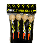 Zena 2,5" Ball Rockets 4 stuks (16)